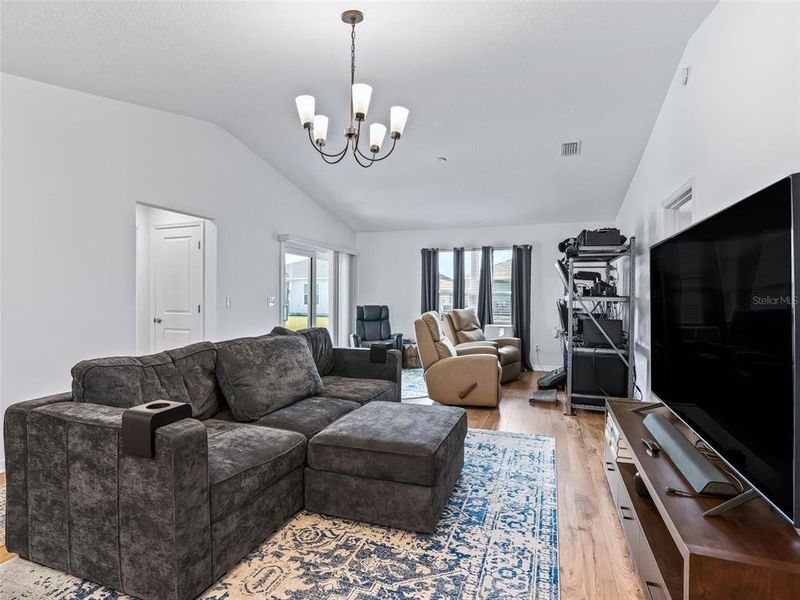 Furnished interior view inside a new home in , The Villages (Image 17).