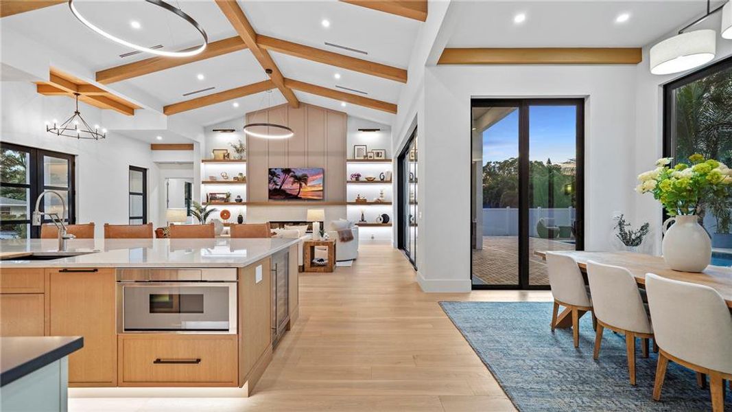 Furnished interior view inside a new home in , Sarasota (Image 10).