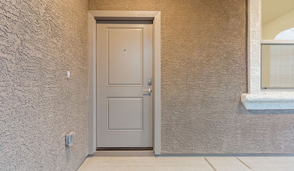 Representative exterior details of a home built from the Juniper by D.R. Horton in The Oasis at Rocking K, Vail (Image 4).