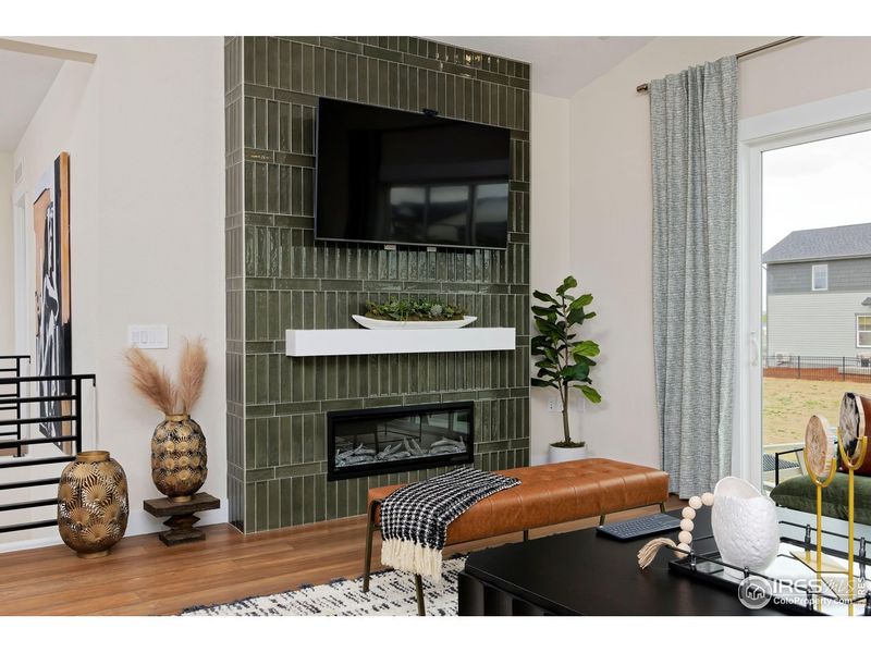 Furnished interior view inside a new home in , Fort Collins (Image 24). Furnished interior view inside a new home in , Fort Collins (Image 24).