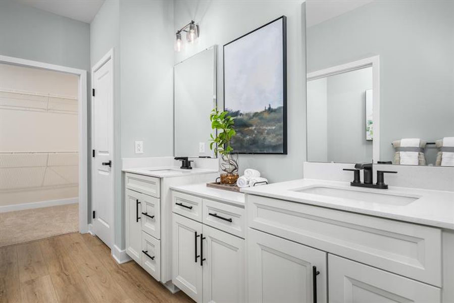 Furnished interior view inside a new home in Afton Arbors, Charlotte (Image 18).