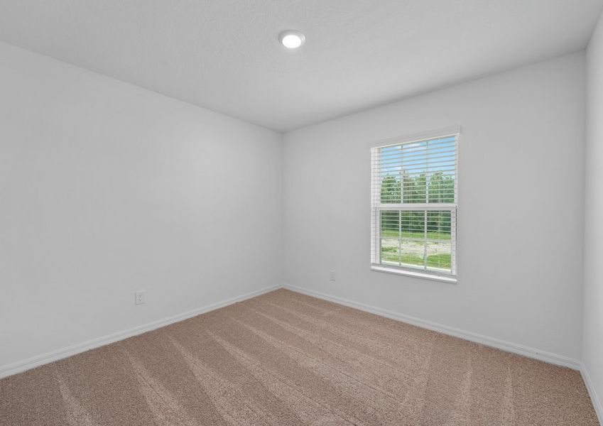 The secondary bedroom boast a large window to let plenty of natural light in The secondary bedroom boast a large window to let plenty of natural light in