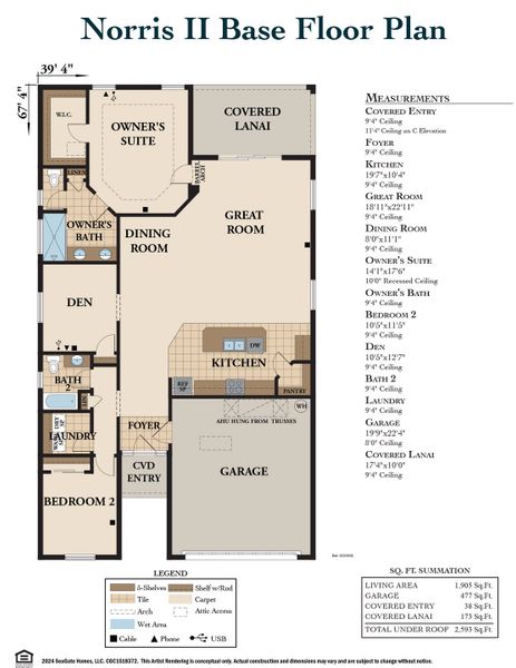 Norris II Floor Plan Norris II Floor Plan