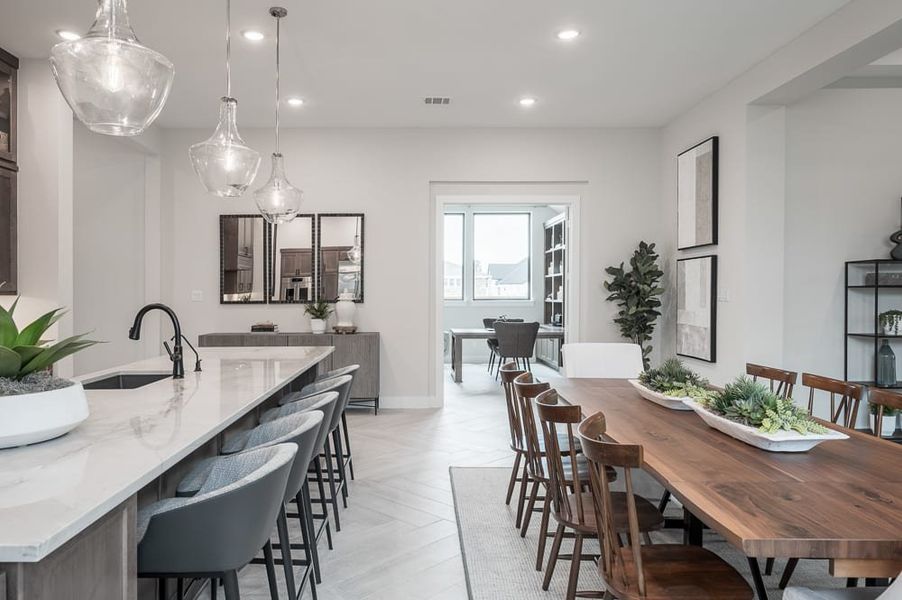 Representative furnished interior of a home built from the Carignan by Tri Pointe Homes in Legacy Grove, Montgomery (Image 12).