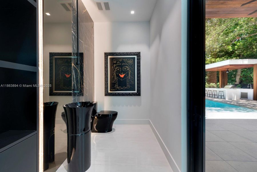 Furnished interior view inside a new home in , Miami Shores (Image 22).