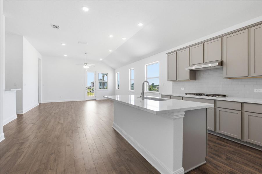 Furnished interior view inside a new home in Preserve at Lakeside Meadows, Pflugerville (Image 7).
