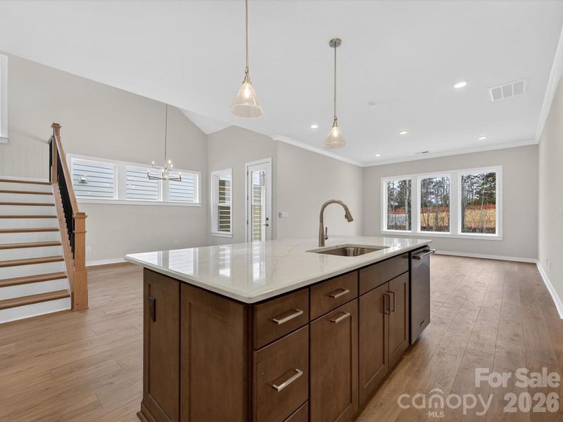 Furnished interior view inside a new home in North Creek Village, Huntersville (Image 7). Furnished interior view inside a new home in North Creek Village, Huntersville (Image 7).