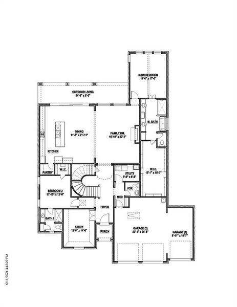 1st Level Floor Plan