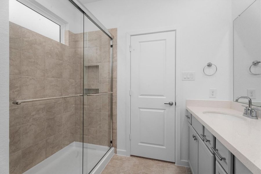 Furnished interior view inside a new home in Mason Woods, Cypress (Image 19).