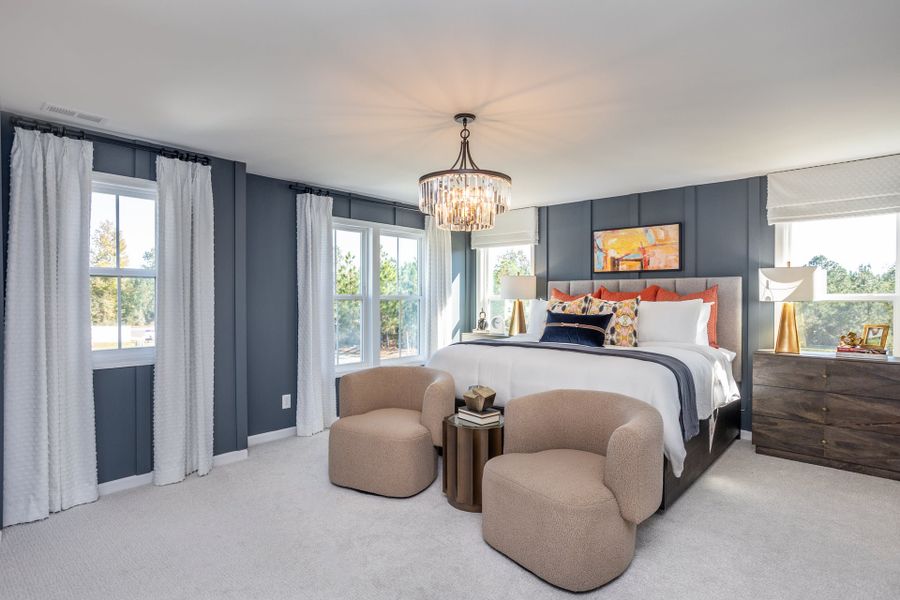 Representative furnished interior of a home built from the Nelson by McKee Homes in Holston, Fuquay Varina (Image 10).