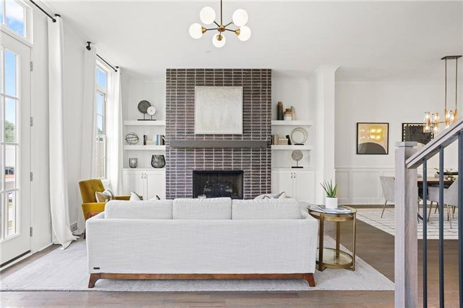 Furnished interior view inside a new home in , Ball Ground (Image 41). Furnished interior view inside a new home in , Ball Ground (Image 41).