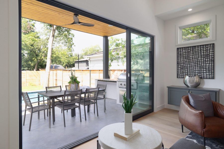 Furnished interior view inside a new home in , Austin (Image 14). Furnished interior view inside a new home in , Austin (Image 14).