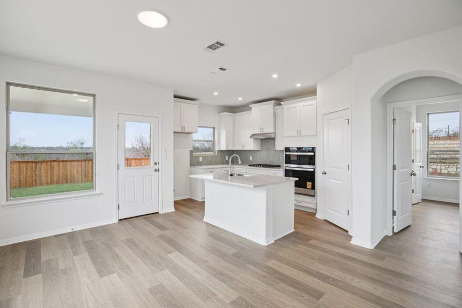 Photos are of a completed model of the same floor plan and are for illustrative purposes only. Actual home is under construction and design selections, materials, and features may differ. Confirm final specifications with the New Home Consultant.