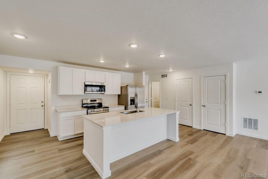 Furnished interior view inside a new home in Copper Chase, Colorado Springs (Image 4).