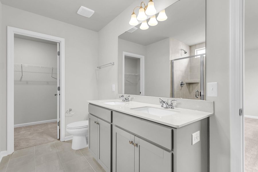 Furnished interior view inside a new home in Central Creek, Goose Creek (Image 10).