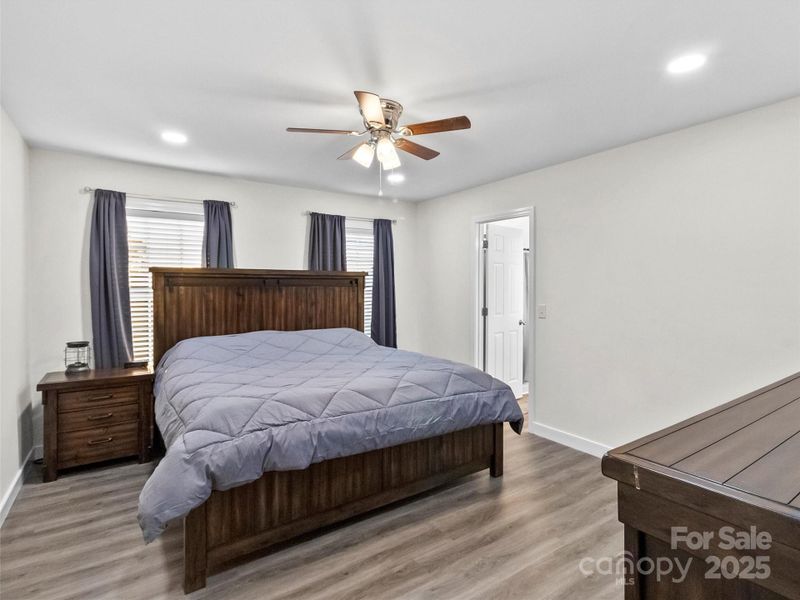 Large Primary Bedroom with a Wonderful Primary Ensuite Bathroom & Spacious Custom Walk-in-Closet