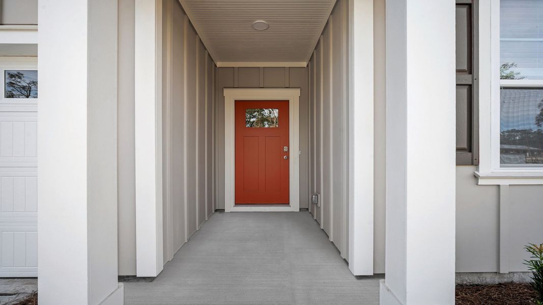 Representative exterior details of a home built from the Aria by D.R. Horton in The Retreat at East Argent, Ridgeland (Image 8).