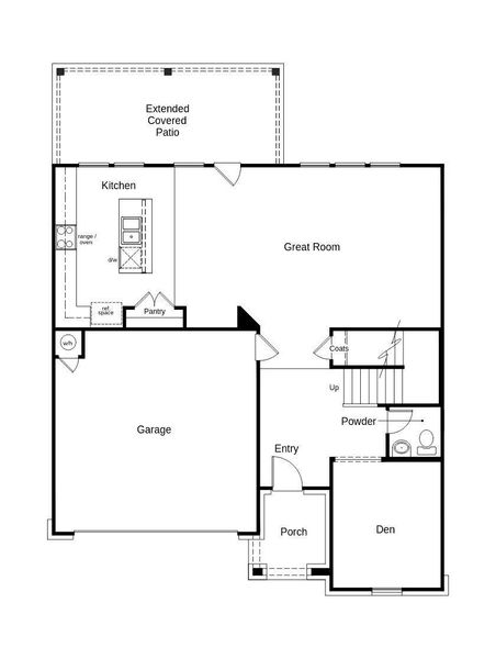 This floor plan features 3 bedrooms, 2 full baths, 1 half bath, and over 2,400 square feet of living space.