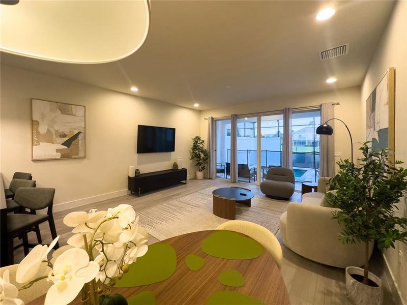 Furnished interior view inside a new home in , Clermont (Image 8).