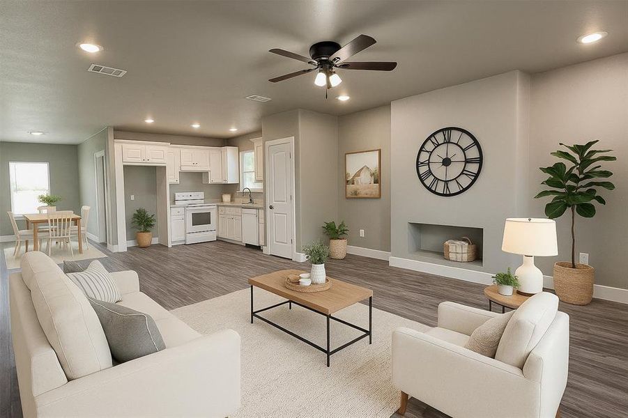 Furnished interior view inside a new home in , Sulphur Springs (Image 8).
