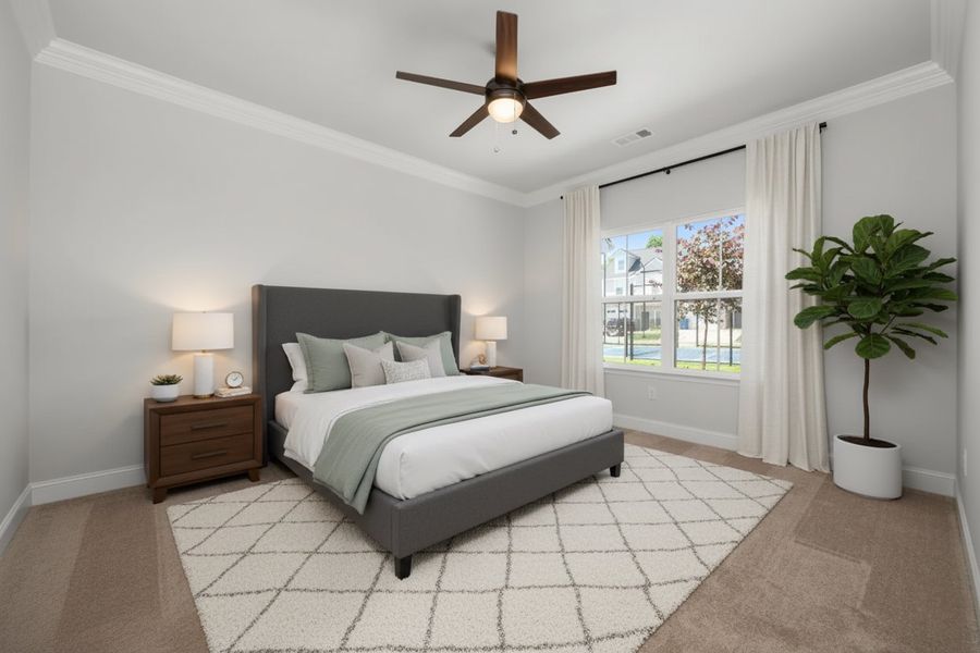 Furnished interior view inside a new home in Saddlebrook, Murfreesboro (Image 7).