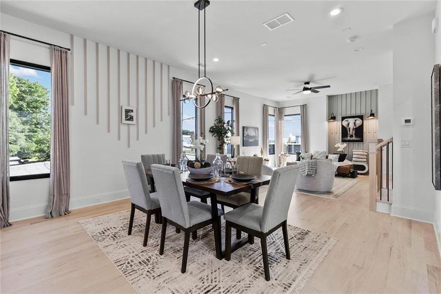 Furnished interior view inside a new home in , Chamblee (Image 14).