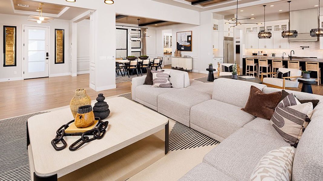 Representative furnished interior of a home built from the Hawthorne by Taylor Morrison in Verdin Capstone Collection, Phoenix (Image 6).