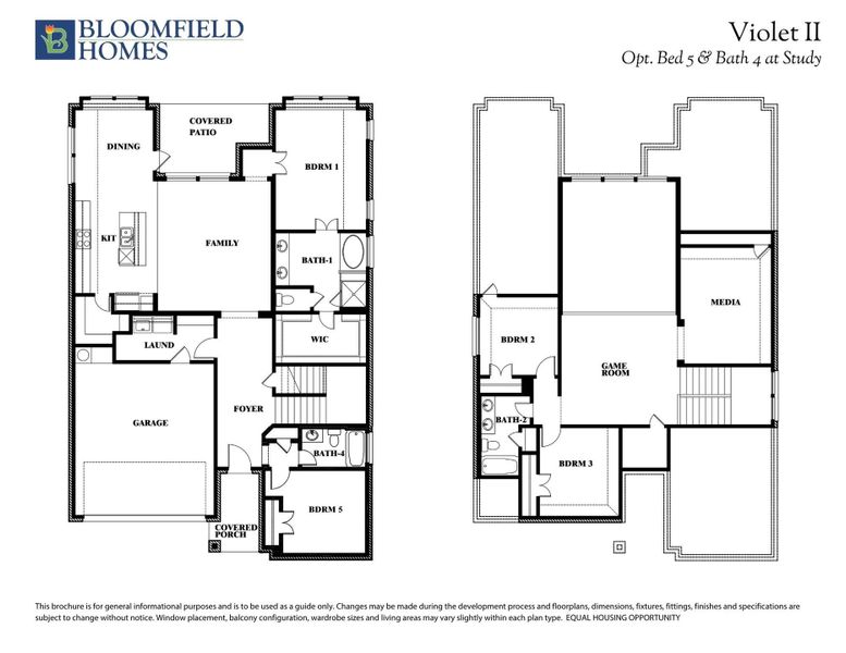 Violet II Opt Bed 5/Bath 4 at Study