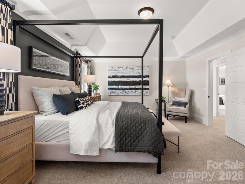 Furnished interior view inside a new home in Stonebridge Fairways, Monroe (Image 34).