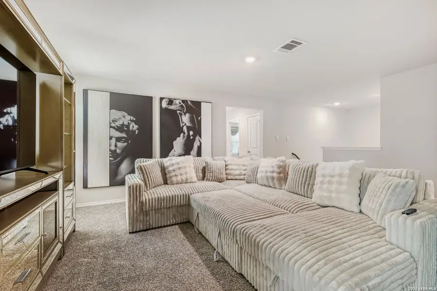 Furnished interior view inside a new home in Redbird Ranch, San Antonio (Image 8).