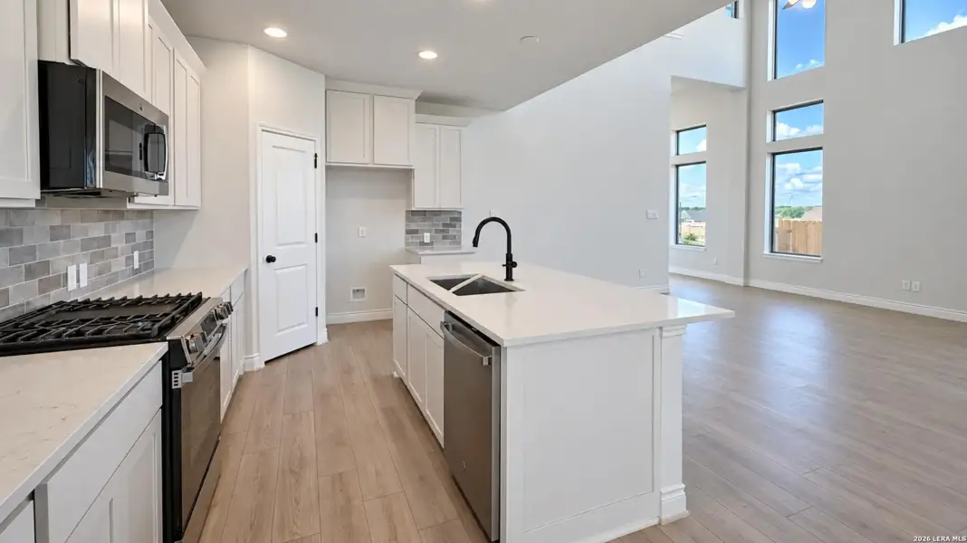 Furnished interior view inside a new home in Legacy at Lake Dunlap, New Braunfels (Image 10).