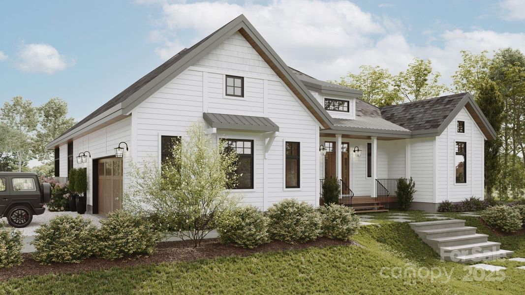 Front exterior of a new home in , Connelly Springs, NC, highlighting curb appeal (Image 19).
