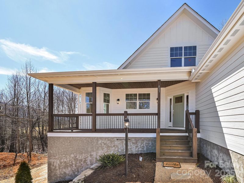 Front exterior of a new home in , Fletcher, NC, highlighting curb appeal (Image 23). Front exterior of a new home in , Fletcher, NC, highlighting curb appeal (Image 23).