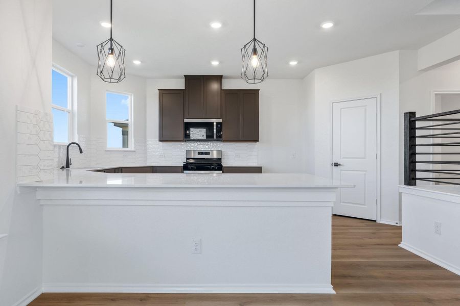 Furnished interior view inside a new home in Salerno - Heritage Collection, Round Rock (Image 11).