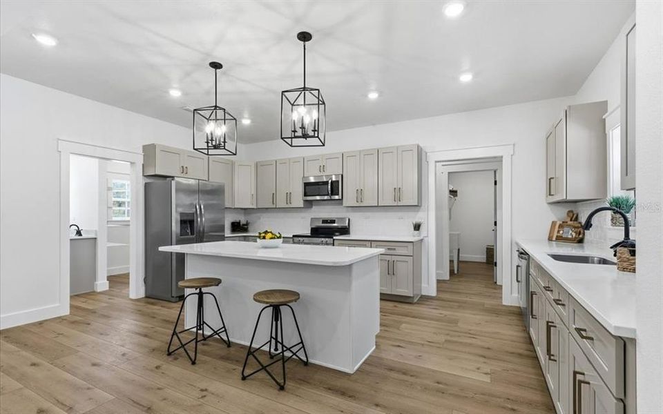 Furnished interior view inside a new home in , Lake City (Image 14).