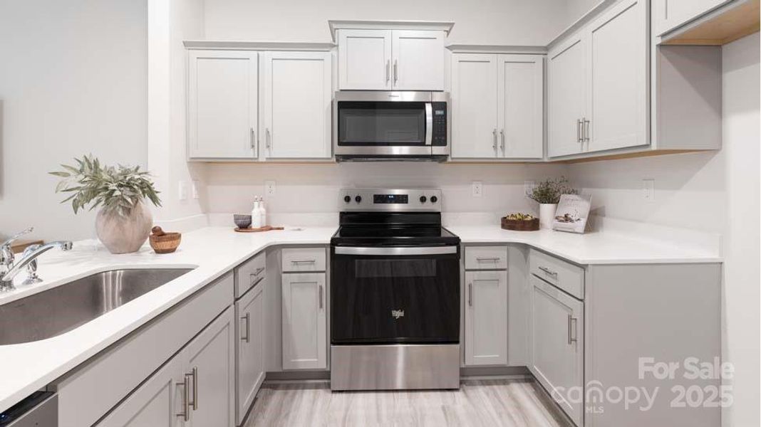 Furnished interior view inside a new home in Clark Creek Landing Townhomes, Lincolnton (Image 7).