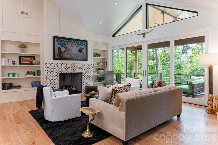 Furnished interior view inside a new home in , Weaverville (Image 8).