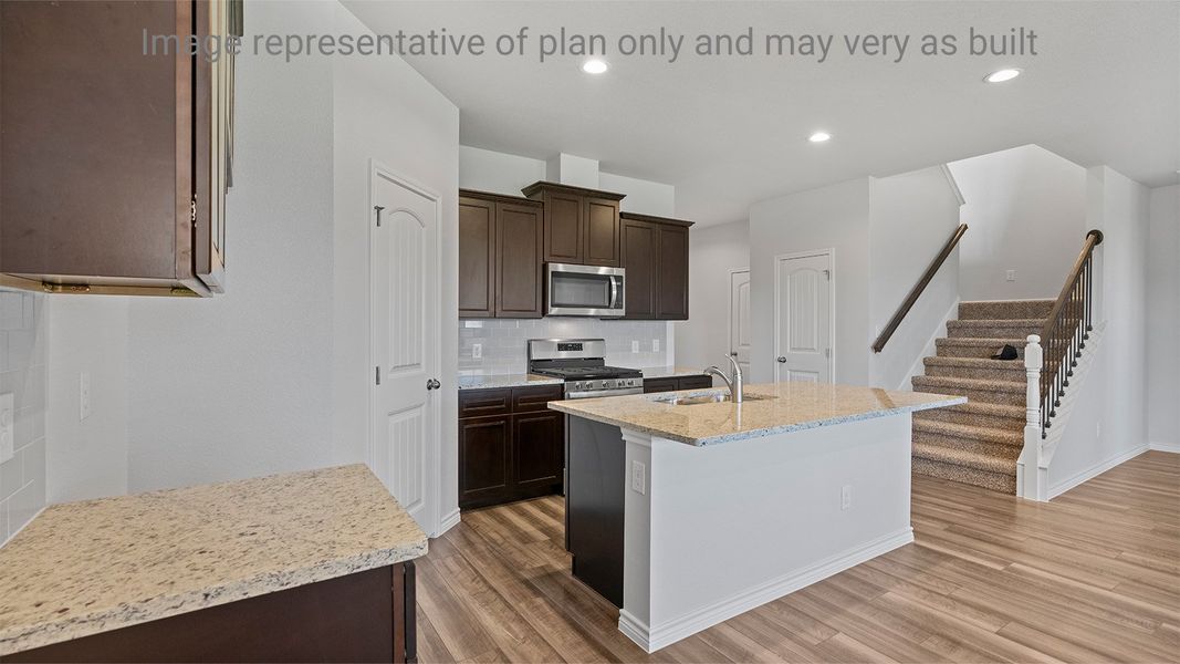 Furnished interior view inside a new home in Somerset at Sinton, Sinton (Image 10).