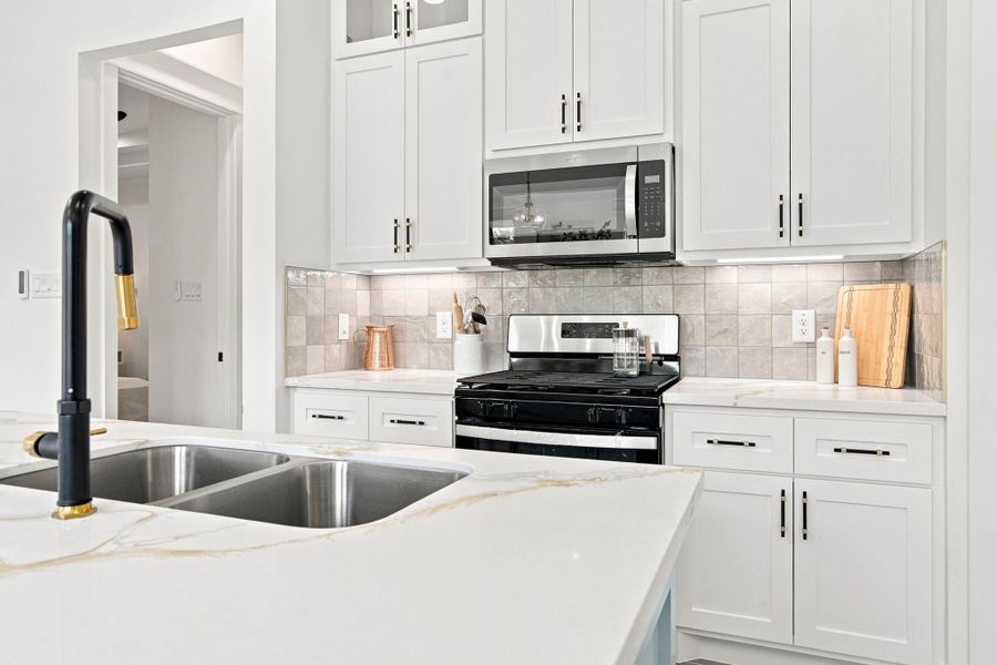 Furnished interior view inside a new home in , Houston (Image 8).