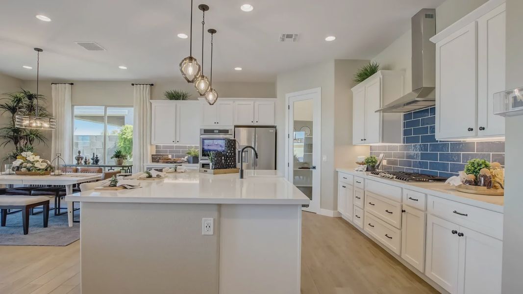 Representative furnished interior of a home built from the Amethyst by DRB Homes in Hacienda at Estrella, Goodyear (Image 14).
