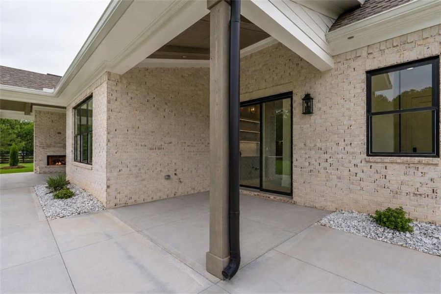 Exterior details and patio area of a home in , Monroe (Image 4). Exterior details and patio area of a home in , Monroe (Image 4).