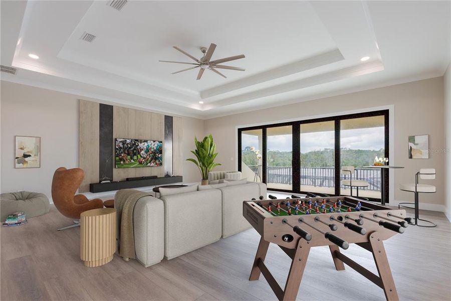 Furnished interior view inside a new home in , Palm Coast (Image 12).