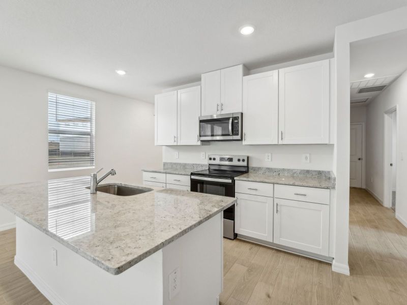 The Acadia Floorplan Kitchen.