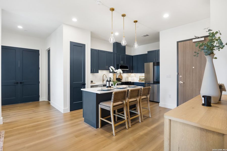 Furnished interior view inside a new home in , San Antonio (Image 10).