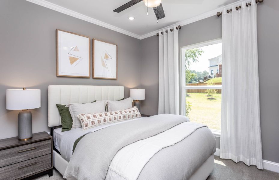 Furnished interior view inside a new home in Browning Stables, Wendell (Image 14).
