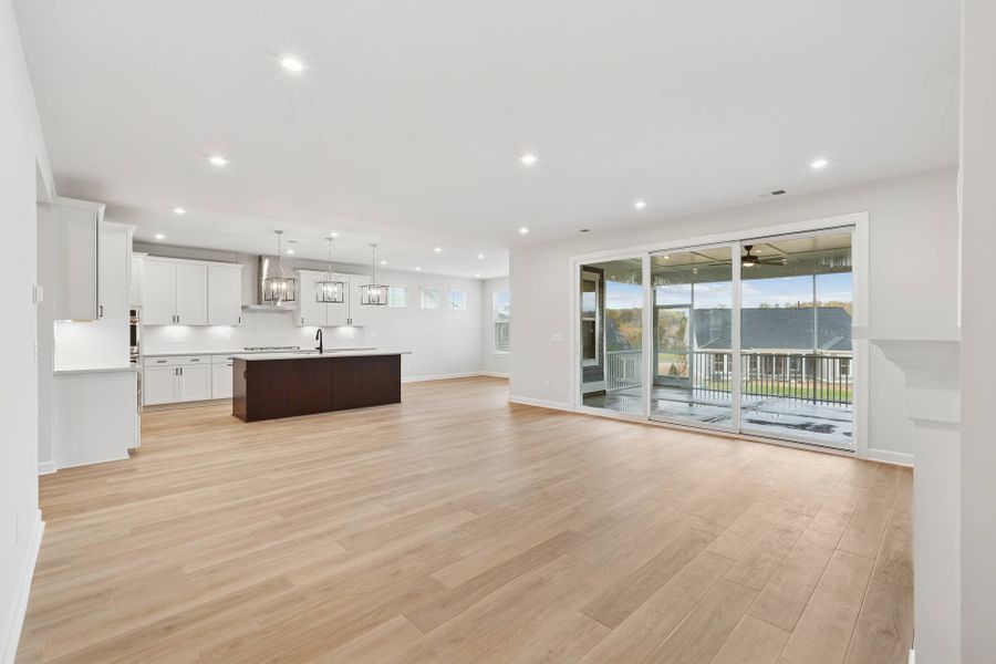 Representative unfurnished interior of a home built from the Aspen Creek by Tri Pointe Homes in The Meadows Collection at Serenity, Fuquay Varina (Image 16).