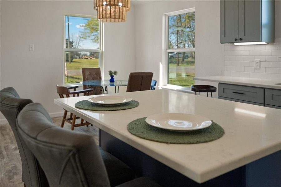 Furnished interior view inside a new home in , Lone Oak (Image 9).