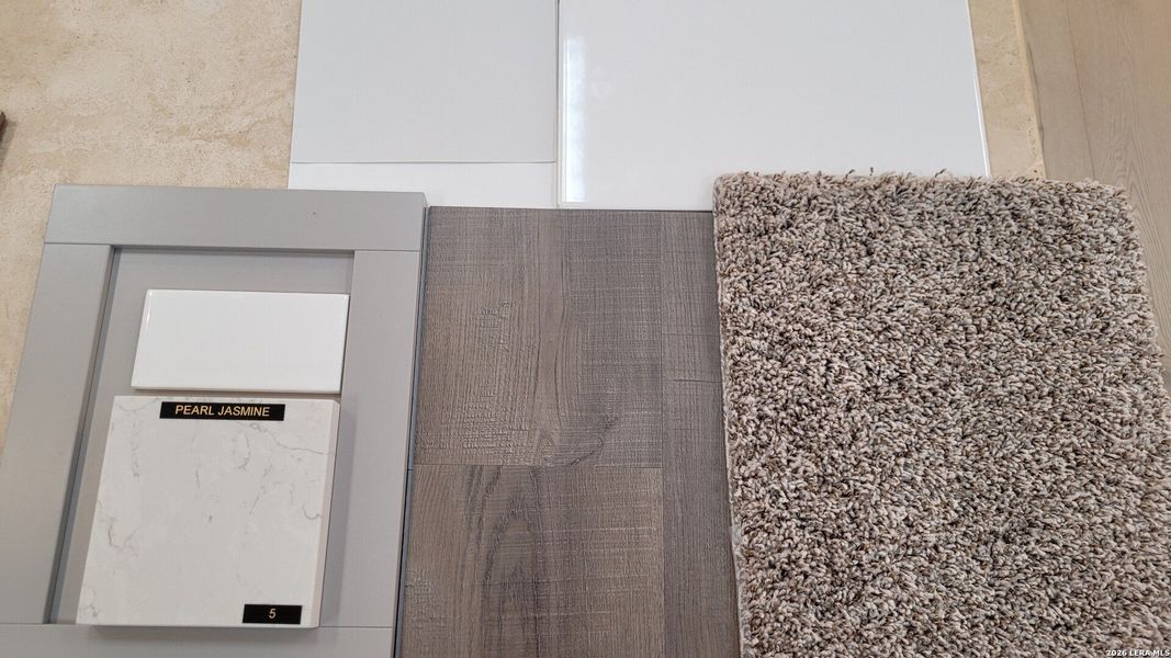 Sample of building materials used in homes in Katzer Ranch, Converse (Image 29). Sample of building materials used in homes in Katzer Ranch, Converse (Image 29).