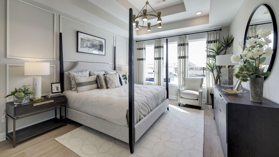 Furnished interior view inside a new home in Meridiana, Manvel (Image 13). Furnished interior view inside a new home in Meridiana, Manvel (Image 13).