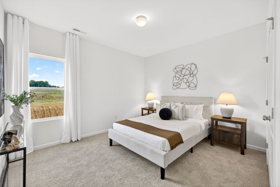 Furnished interior view inside a new home in White Oak Creek Crossing, Angier (Image 26).